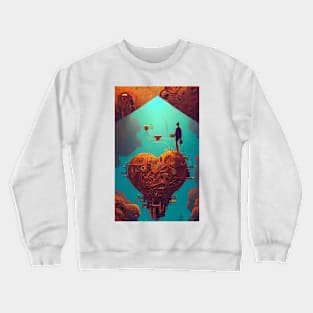 An Artificial Heart Crewneck Sweatshirt